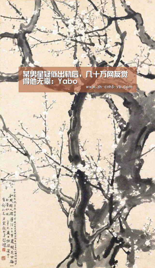 某男星疑似出轨后,几十万网友觉得他无辜:Yabo(图1) 亚博体育